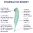 Satisfyer Twirling Pro - clitorisstimulator en vibrator - oplaadbaar - mint