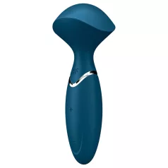  Satisfyer Mini Wand-er - vibrator massager - waterdicht - blauw