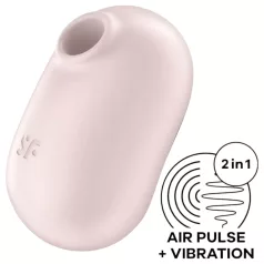 Satisfyer Pro To Go 2 - luchtdruk clitorisstimulator - beige
