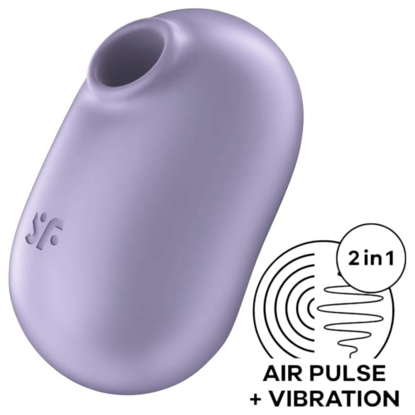 Satisfyer Pro To Go 2 - Oplaadbare, luchtdruk clitorisstimulator (violet)