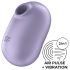 Satisfyer Pro To Go 2 - Oplaadbare, luchtdruk clitorisstimulator (violet)