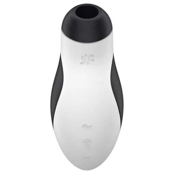 Satisfyer Orca - luchtdruk clitorisstimulator - waterdicht - zwart/wit