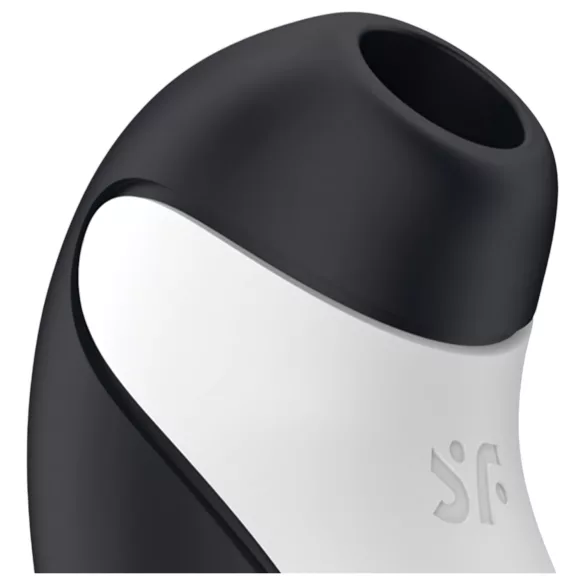 Satisfyer Orca - luchtdruk clitorisstimulator - waterdicht - zwart/wit