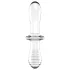 Satisfyer Double Crystal - dubbele dildo - glas - transparant