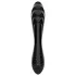 Satisfyer Dazzling Crystal 1 - dubbelzijdige glazen dildo - zwart