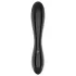 Satisfyer Dazzling Crystal 1 - dubbelzijdige glazen dildo - zwart