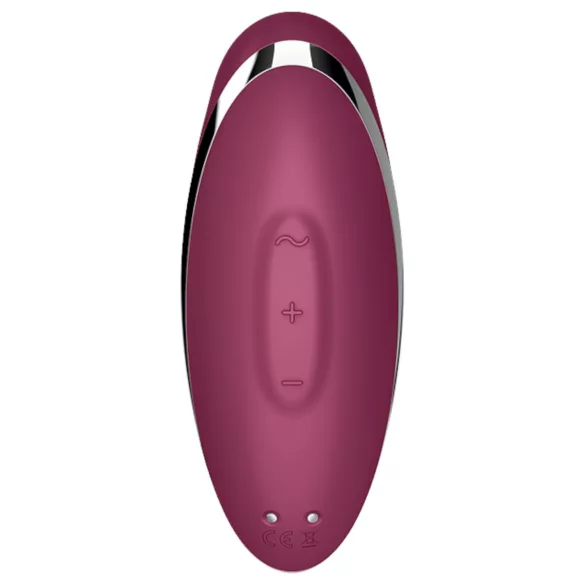 Satisfyer Tap & Climax 2 - 2-in-1 clitorisstimulator en vibrator - rood