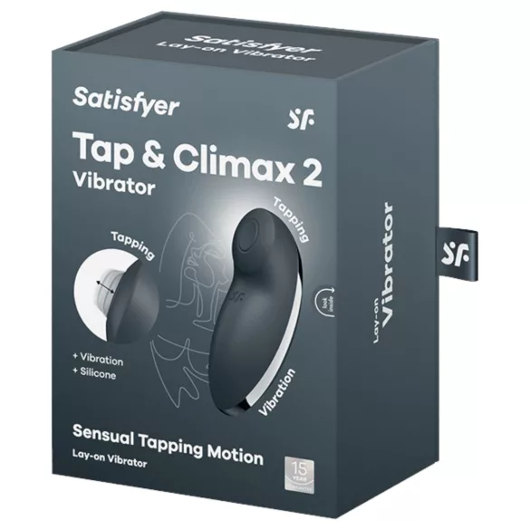 Satisfyer - 2-in-1 clitoris vibrator - oplaadbaar - grijs