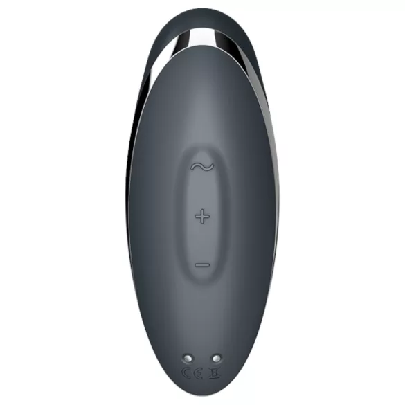 Satisfyer - 2-in-1 clitoris vibrator - oplaadbaar - grijs