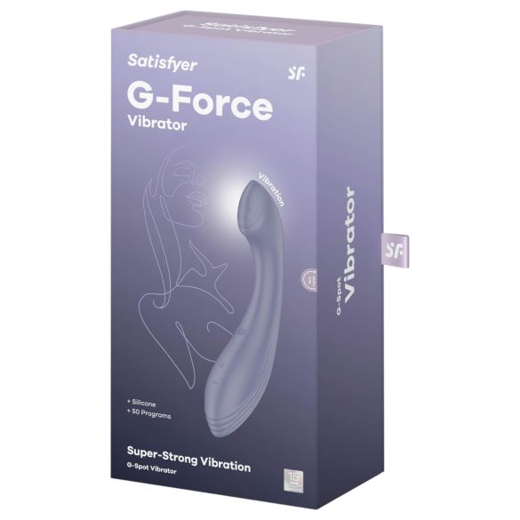 Satisfyer G-Force - G-spot vibrator - oplaadbaar, waterdicht - paars