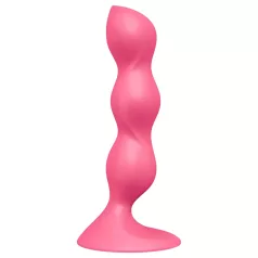   Satisfyer Triple Ball-R - anaal vibrator met kralen - siliconen - roze