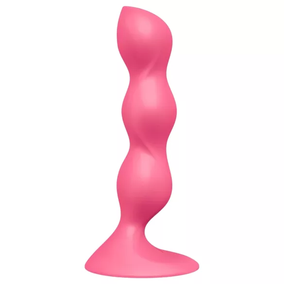 Satisfyer Triple Ball-R - anaal vibrator met kralen - siliconen - roze