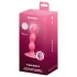 Satisfyer Triple Ball-R - anaal vibrator met kralen - siliconen - roze