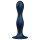Satisfyer Double Ball-R - verzwaard dildo (blauw)