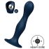 Satisfyer Double Ball-R - verzwaard dildo (blauw)