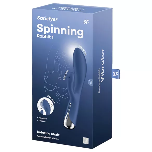 Satisfyer Spinning Rabbit 1 - rabbit vibrator met roterende clitorisstimulator