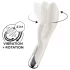 Satisfyer - rabbit vibrator met roterende clitorisstimulator - beige