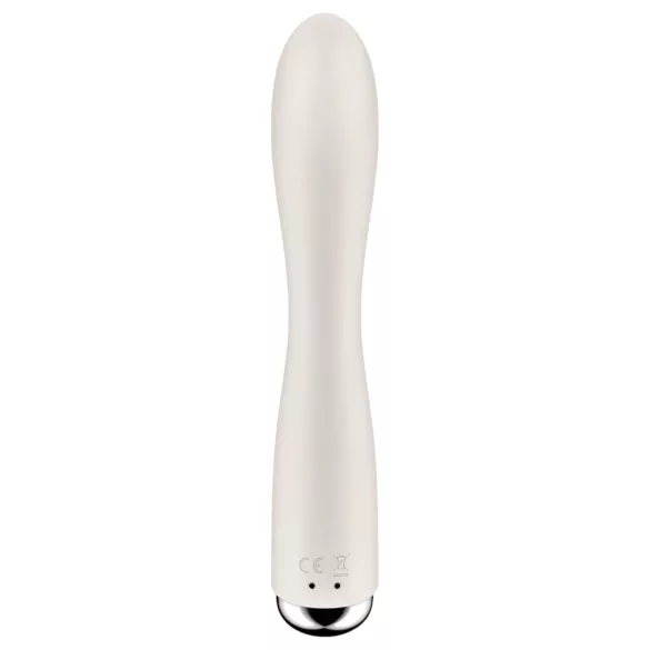 Satisfyer - rabbit vibrator met roterende clitorisstimulator - beige