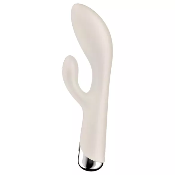 Satisfyer - rabbit vibrator met roterende clitorisstimulator - beige