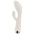 Satisfyer - rabbit vibrator met roterende clitorisstimulator - beige