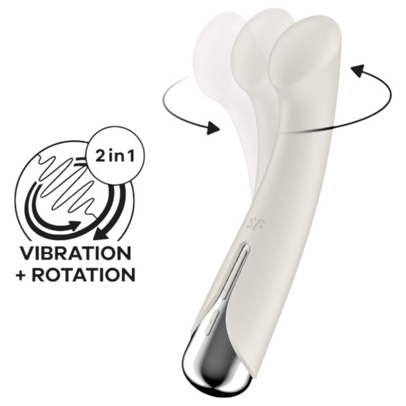 Satisfyer Spinning G-Spot 1 - draaiende G-spot vibrator (beige)