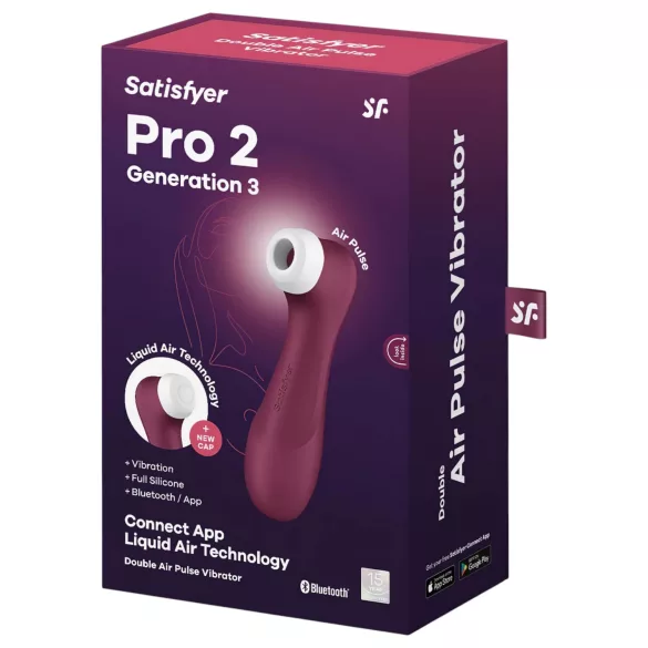 Satisfyer Pro 2 Gen3 - luchtdruk clitorisstimulator - rood