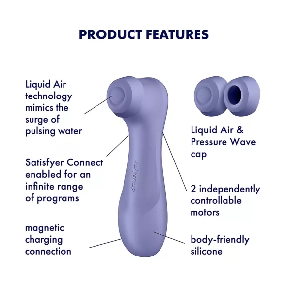 Satisfyer Pro 2 Gen3 - luchtdruk clitorisstimulator - paars - oplaadbaar