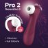 Satisfyer Pro 2 Gen3 - Oplaadbare luchtdruk clitorisstimulans (rood)