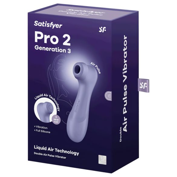Satisfyer Pro 2 Gen3 - luchtdruk clitorisstimulator - oplaadbaar - paars