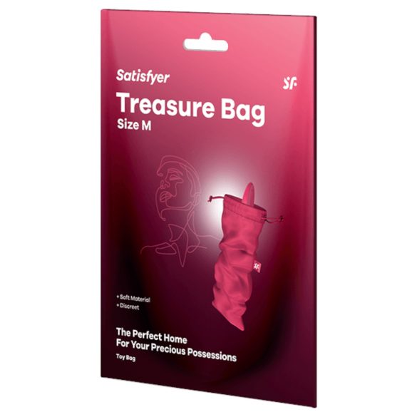 Satisfyer Treasure Bag M - opbergtas - medium (roze)
