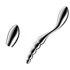   Satisfyer Star Force 1 - metalen dildo met bolletjes - zilver