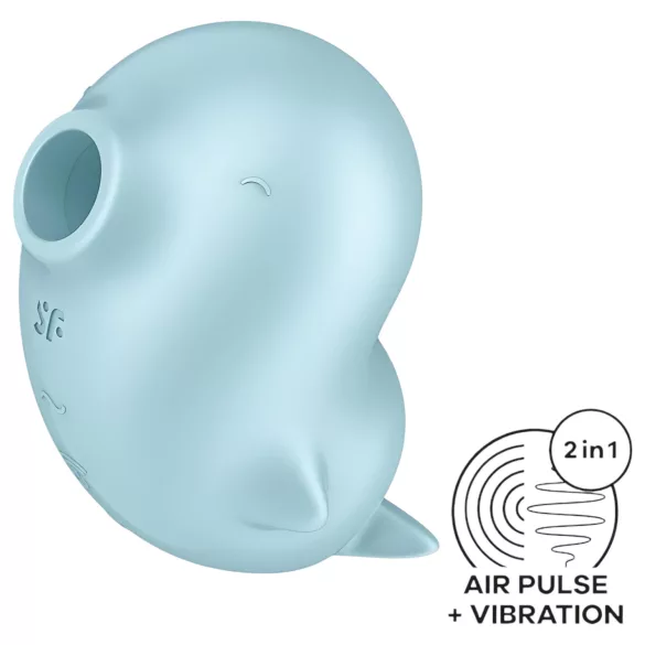 Satisfyer Sassy Seal - luchtdruk clitorisstimulator - turquoise