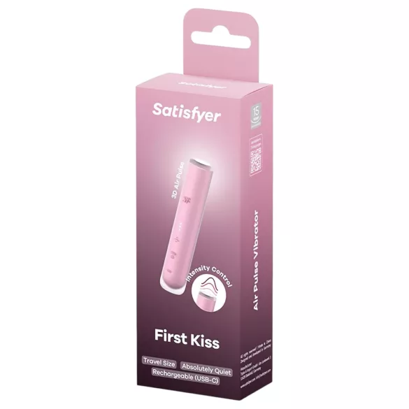 Satisfyer First Kiss - luchtdruk clitorisstimulator (roze)