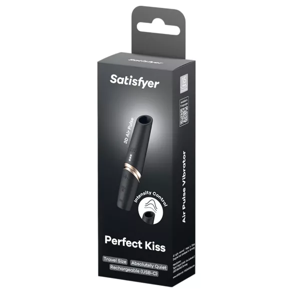 Satisfyer - Lippenstift vibrator - zwart