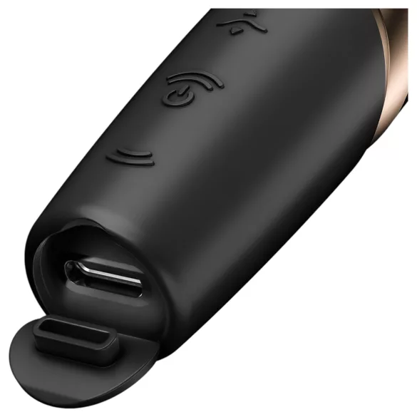 Satisfyer - Lippenstift vibrator - zwart