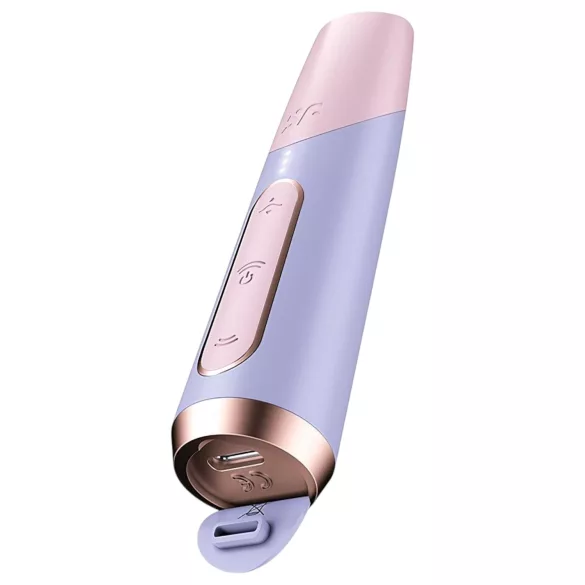 Satisfyer Bold Kiss - luchtdruk vibrator lipstick vorm - roze