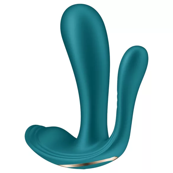 Satisfyer Top Secret+ - 3‑armige, draagbare vibrator (groen)