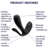 Satisfyer Top Secret+ - 3‑armige, draagbare vibrator (groen)