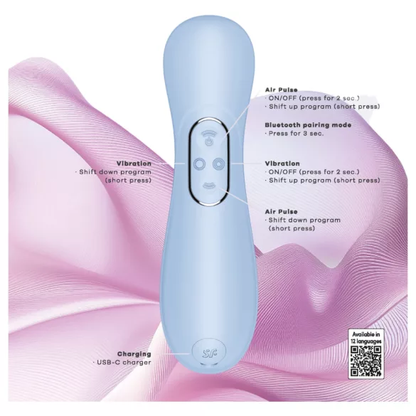 Satisfyer Pro 2 Generation 4 - luchtdruk clitorisstimulator (blauw)
