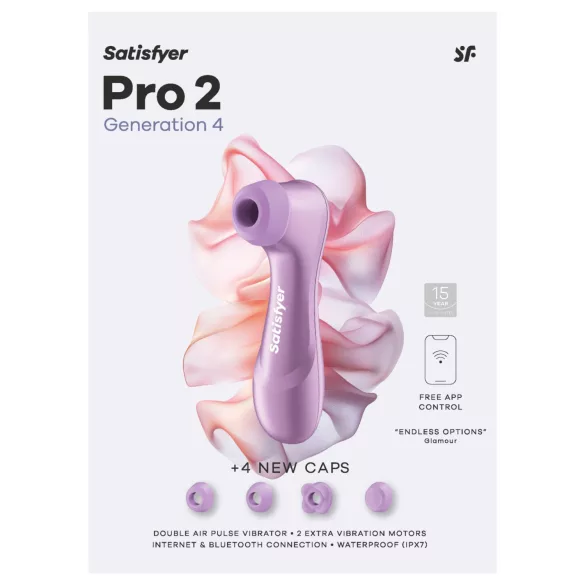 Satisfyer Pro 2 Generation 4 - luchtdruk clitorisstimulator (paars)