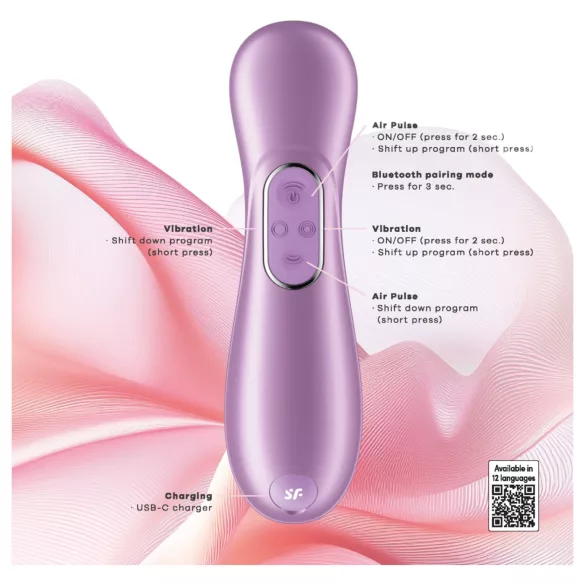Satisfyer Pro 2 Generation 4 - luchtdruk clitorisstimulator (paars)
