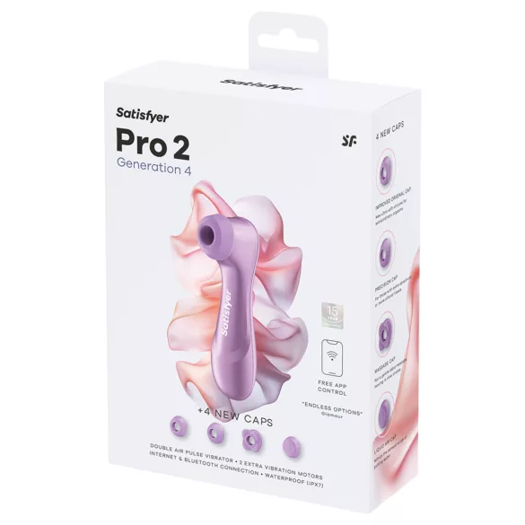Satisfyer Pro 2 Generation 4 - luchtdruk clitorisstimulator (paars)
