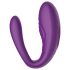 Mrow - oplaadbare, waterdichte trio-motorige duo-vibrator (paars)
