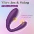 Mrow - oplaadbare, waterdichte trio-motorige duo-vibrator (paars)