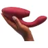 Womanizer Duo 2 - vibrator voor clitoris en G-spot - rood