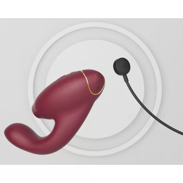 Womanizer Duo 2 - vibrator voor clitoris en G-spot - rood