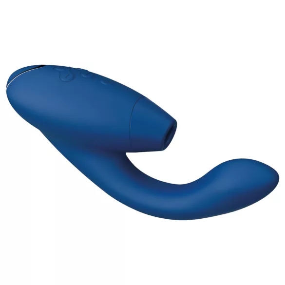Womanizer Duo 2 - vibrator voor clitoris en G-spot - blauw