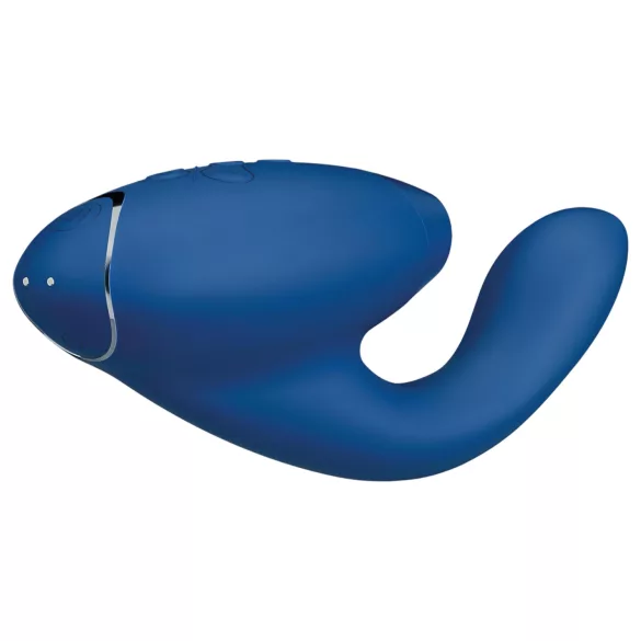 Womanizer Duo 2 - vibrator voor clitoris en G-spot - blauw