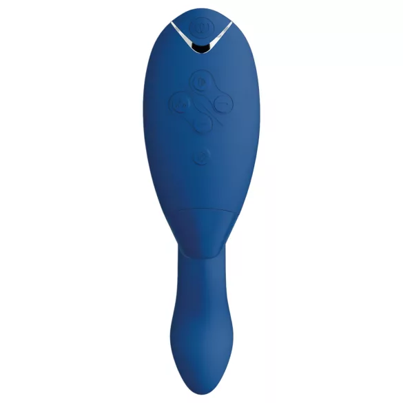 Womanizer Duo 2 - vibrator voor clitoris en G-spot - blauw