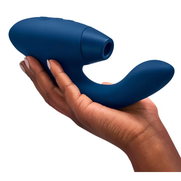 Womanizer Duo 2 - vibrator voor clitoris en G-spot - blauw
